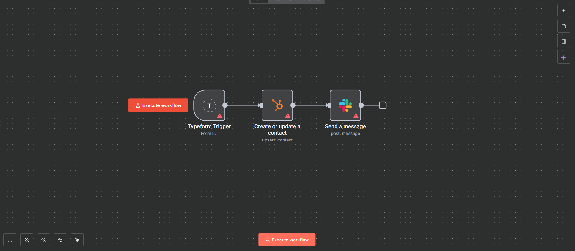 n8n visual workflow builder
